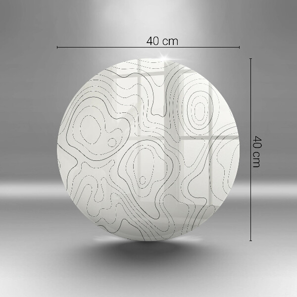 Kitchen worktop protector Line-art design