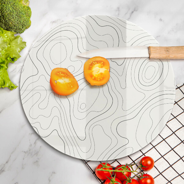 Kitchen worktop protector Line-art design