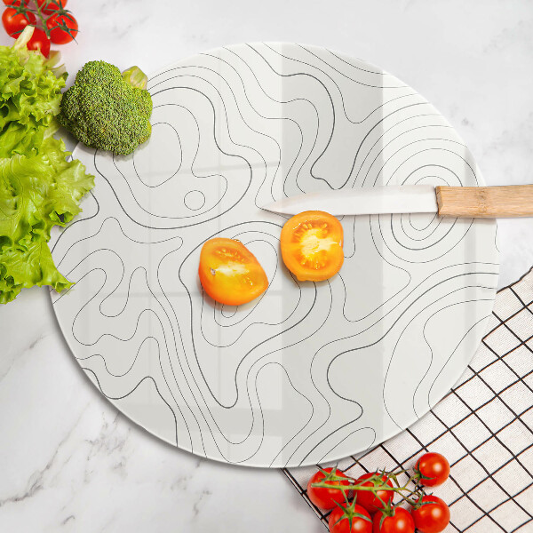 Kitchen worktop protector Line-art design