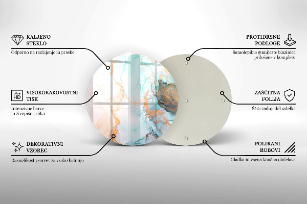 Kitchen worktop protector Marble abstraction