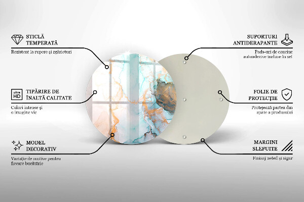 Kitchen worktop protector Marble abstraction