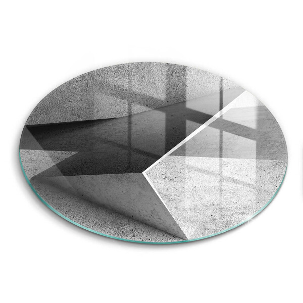 Chopping board glass Concrete abstraction