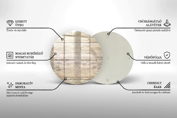 Chopping board glass Wooden planks