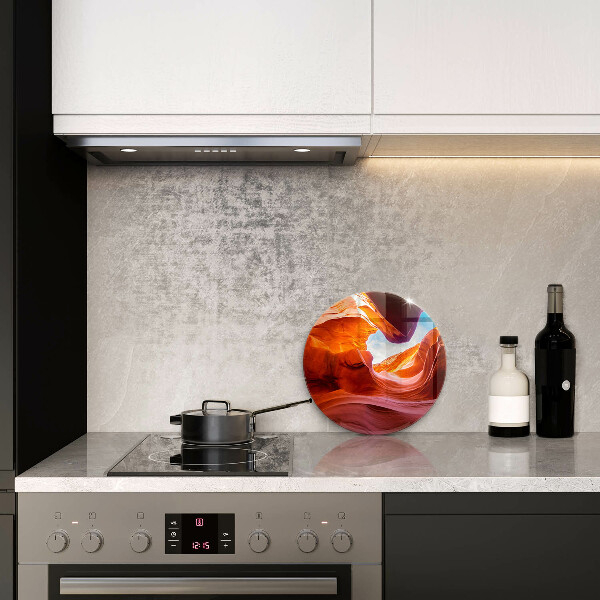 Chopping board glass Kanion rocks landscape