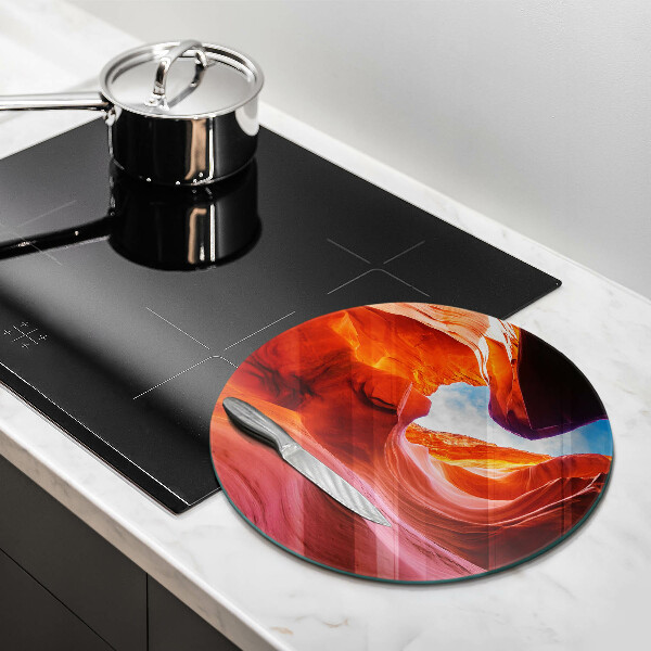 Chopping board glass Kanion rocks landscape