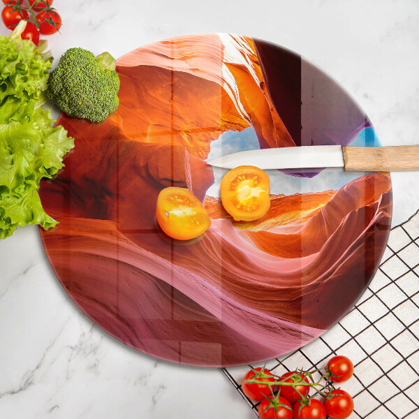 Chopping board glass Kanion rocks landscape
