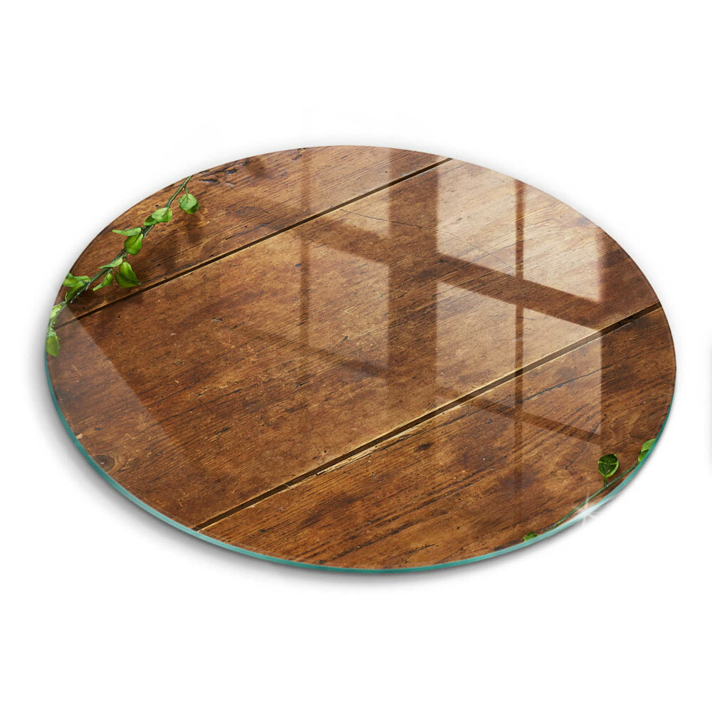 Glass worktop protector Wooden boards and leaves