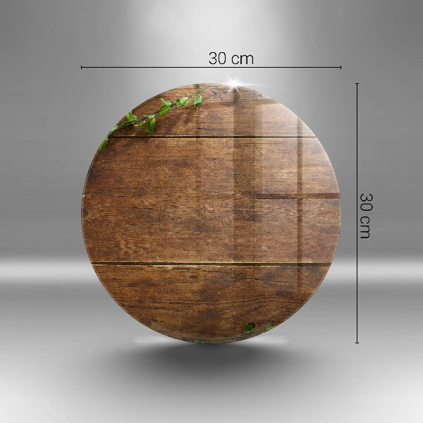 Glass worktop protector Wooden boards and leaves