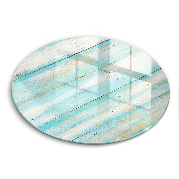 Glass worktop protector Vintage wood boards