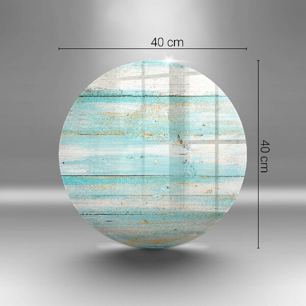 Glass worktop protector Vintage wood boards