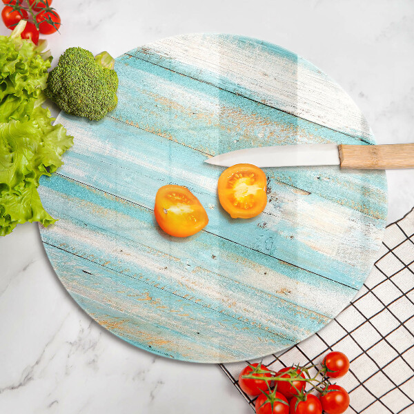 Glass worktop protector Vintage wood boards