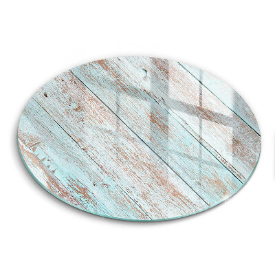 Glass worktop protector Old vintage boards