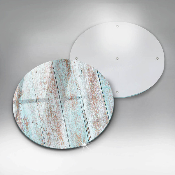 Glass worktop protector Old vintage boards