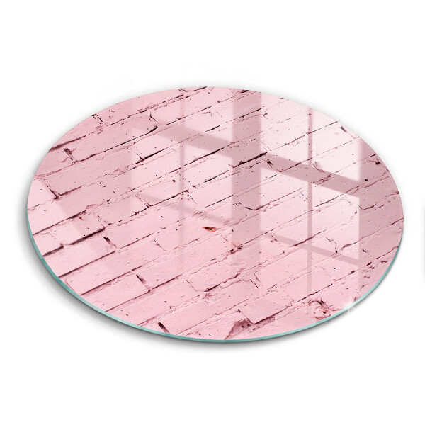 Glass worktop protector Pastel wall bricks