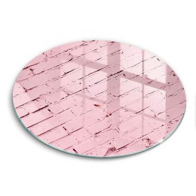 Glass worktop protector Pastel wall bricks