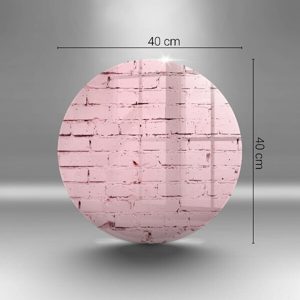 Glass worktop protector Pastel wall bricks