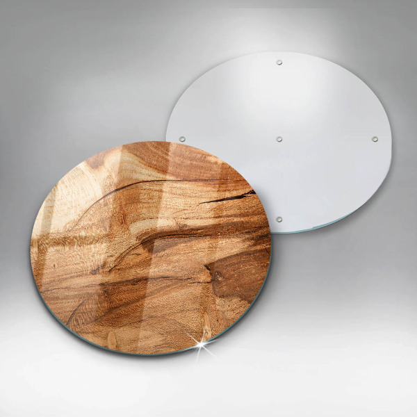 Chopping board glass Wooden board texture