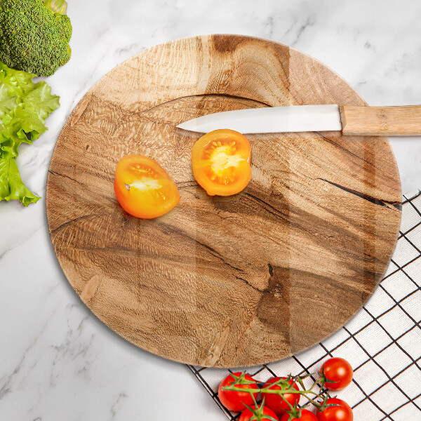 Chopping board glass Wooden board texture