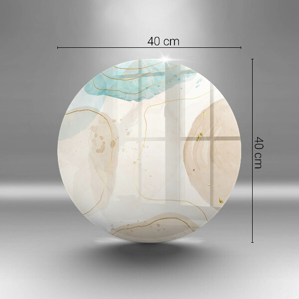 Chopping board Boho, spots and gold