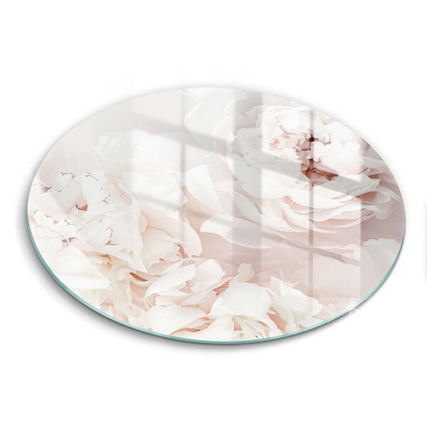 Kitchen worktop protector Pastel peonies