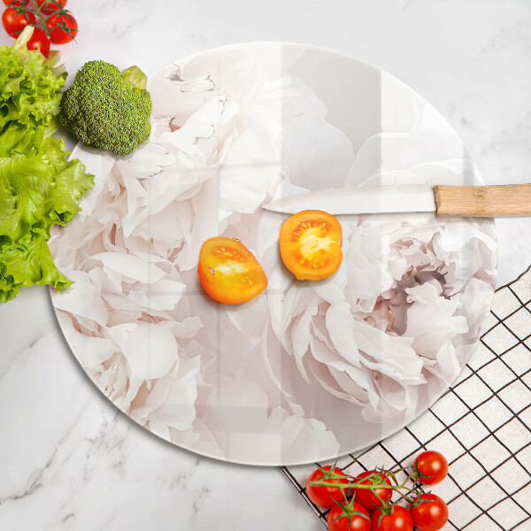 Kitchen worktop protector Pastel peonies