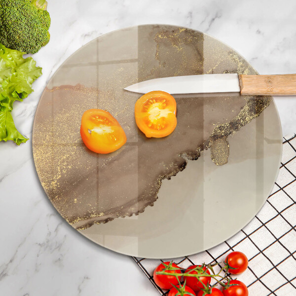 Kitchen worktop protector Abstraction gold