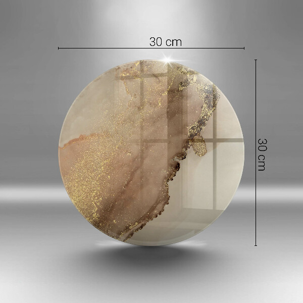 Kitchen worktop protector Abstraction gold