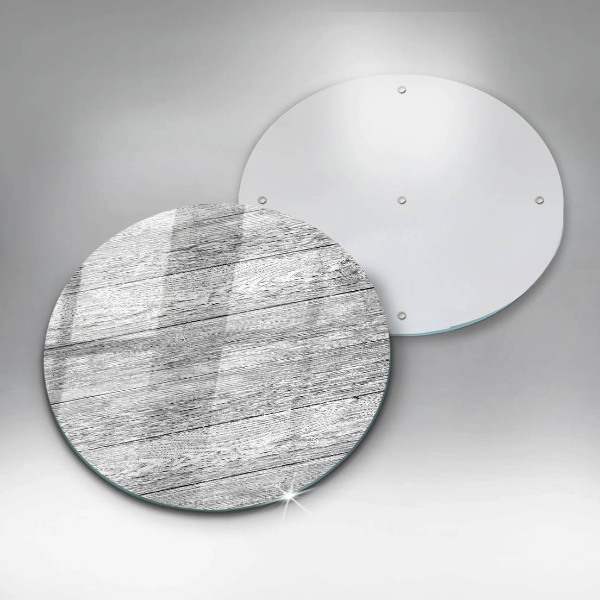Glass worktop protector Wood old boards