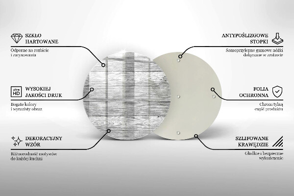 Glass worktop protector Wood old boards