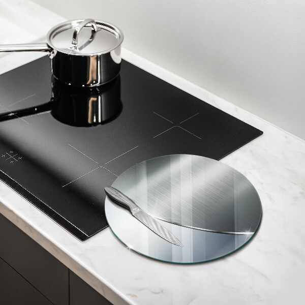 Glass worktop protector Pattern metal abstraction