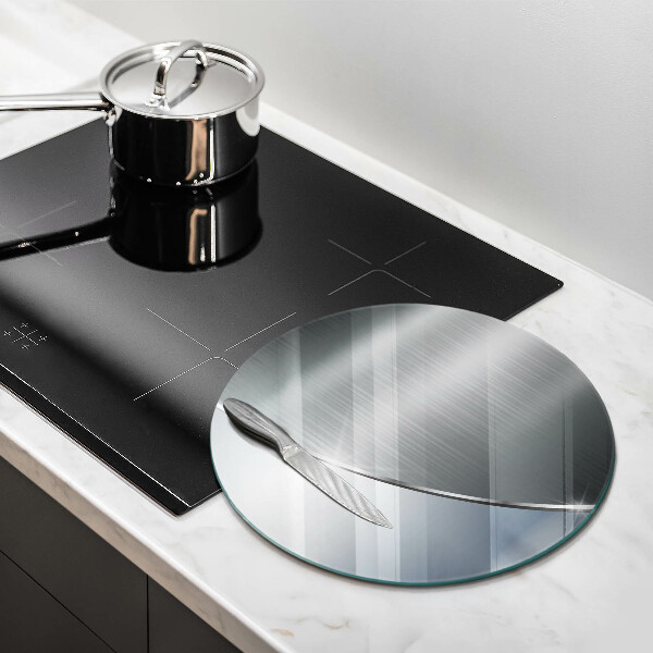 Glass worktop protector Pattern metal abstraction