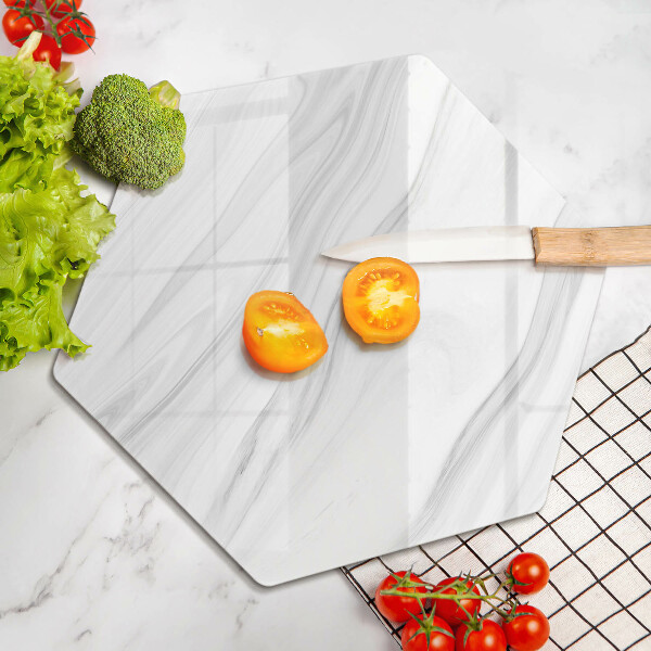 Chopping board glass Delicate marble