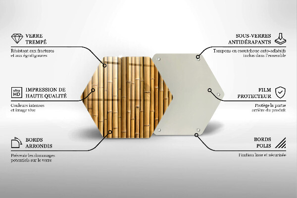 Chopping board Nature boho bamboo