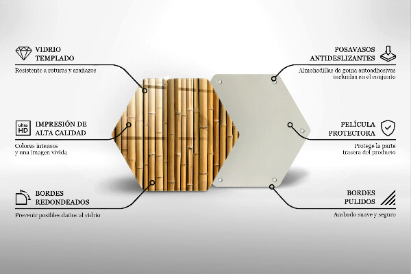 Chopping board Nature boho bamboo