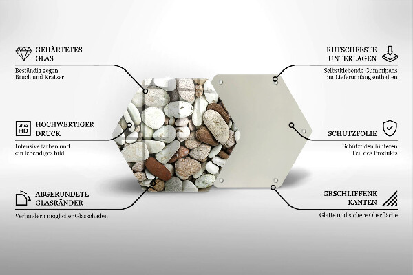 Kitchen worktop protector Background small stones