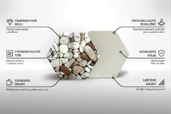 Kitchen worktop protector Background small stones