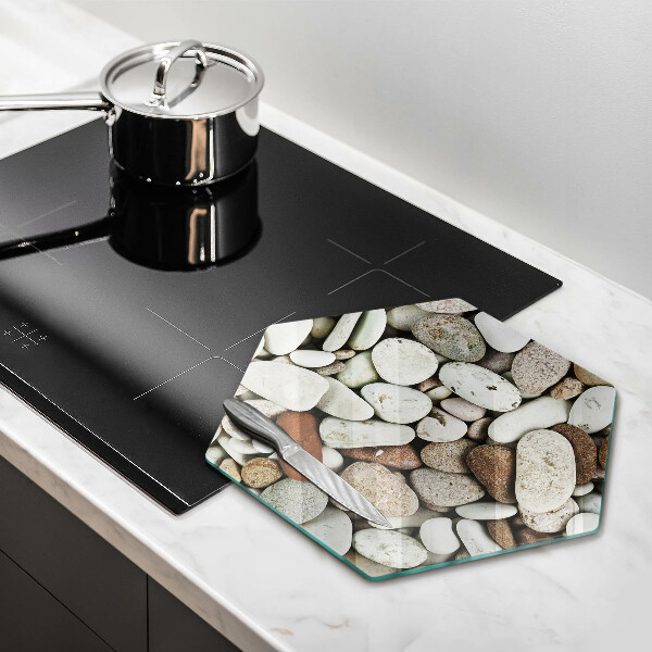 Kitchen worktop protector Background small stones