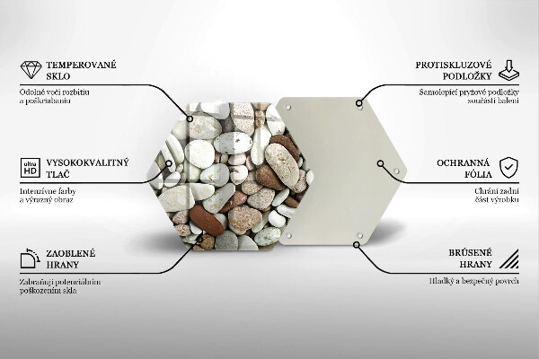 Kitchen worktop protector Background small stones