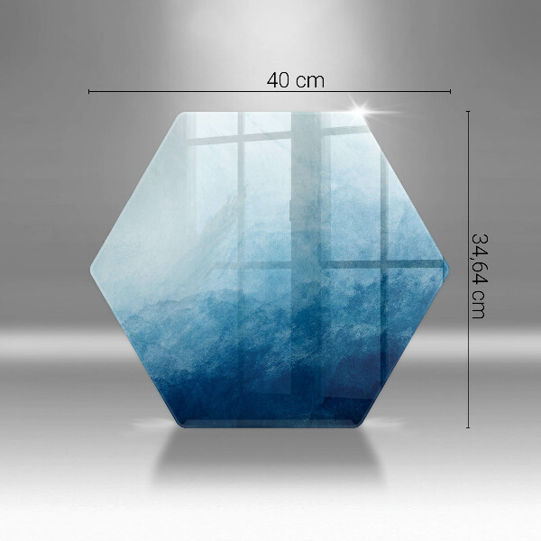 Chopping board glass Abstract background