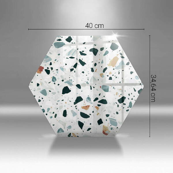 Chopping board glass Bright stone