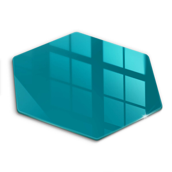 Glass kitchen board Turquoise