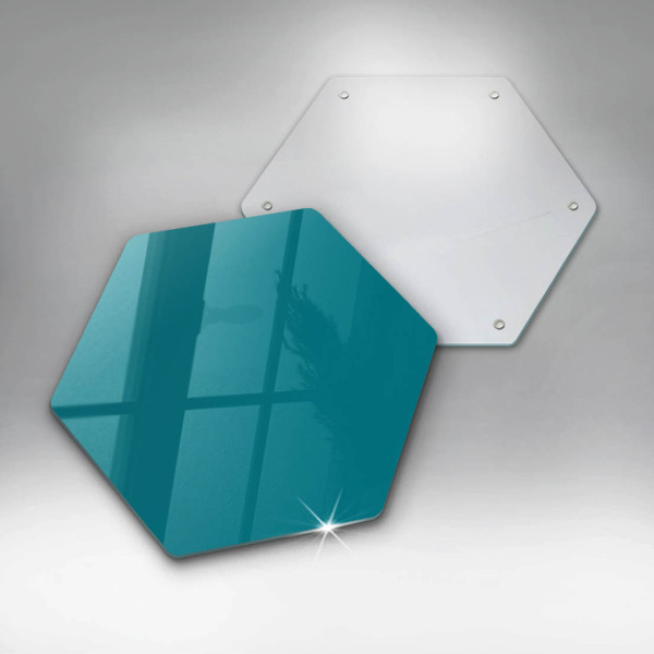 Glass kitchen board Turquoise