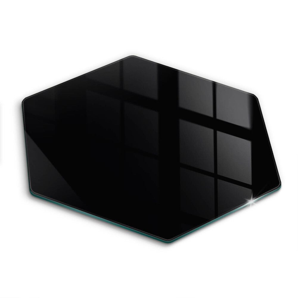 Glass kitchen board Black colour