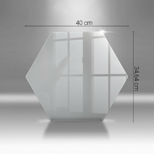 Glass kitchen board Grey colour