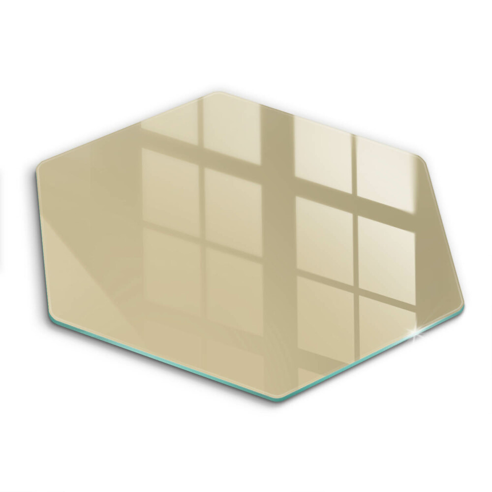 Glass kitchen board Beige colour