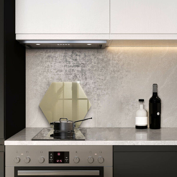 Glass kitchen board Beige colour