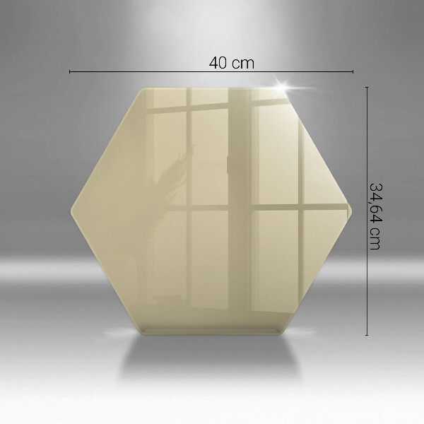 Glass kitchen board Beige colour