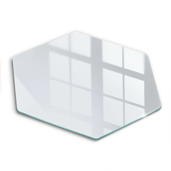 Glass kitchen board White color