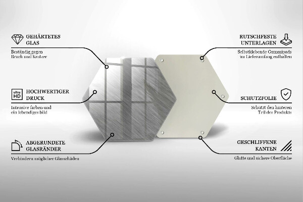 Kitchen worktop protector Metal texture background