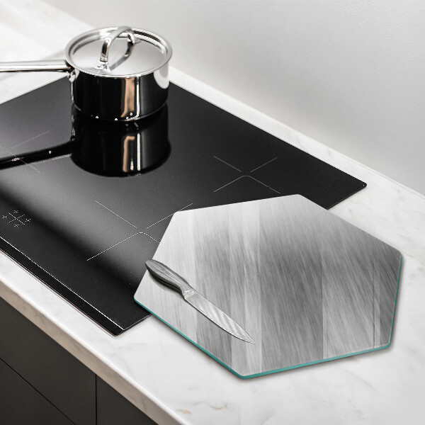 Kitchen worktop protector Metal texture background